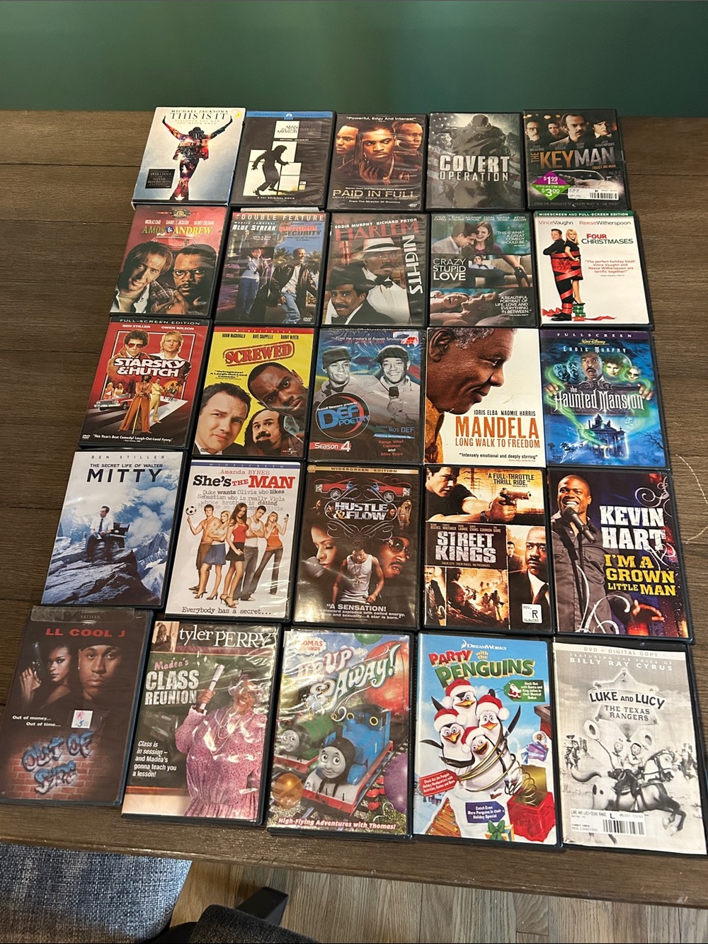 25 DVDS GUC mixed collection Michael Jackson comedy crime kids